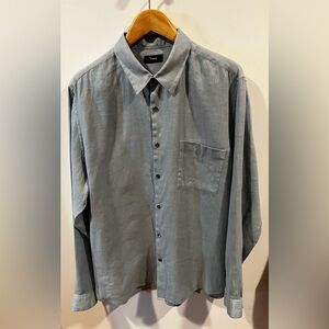 Theory linen shirt men’s